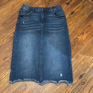 Girls denim skirt - The Main Street exchange brand - size 14 EUC